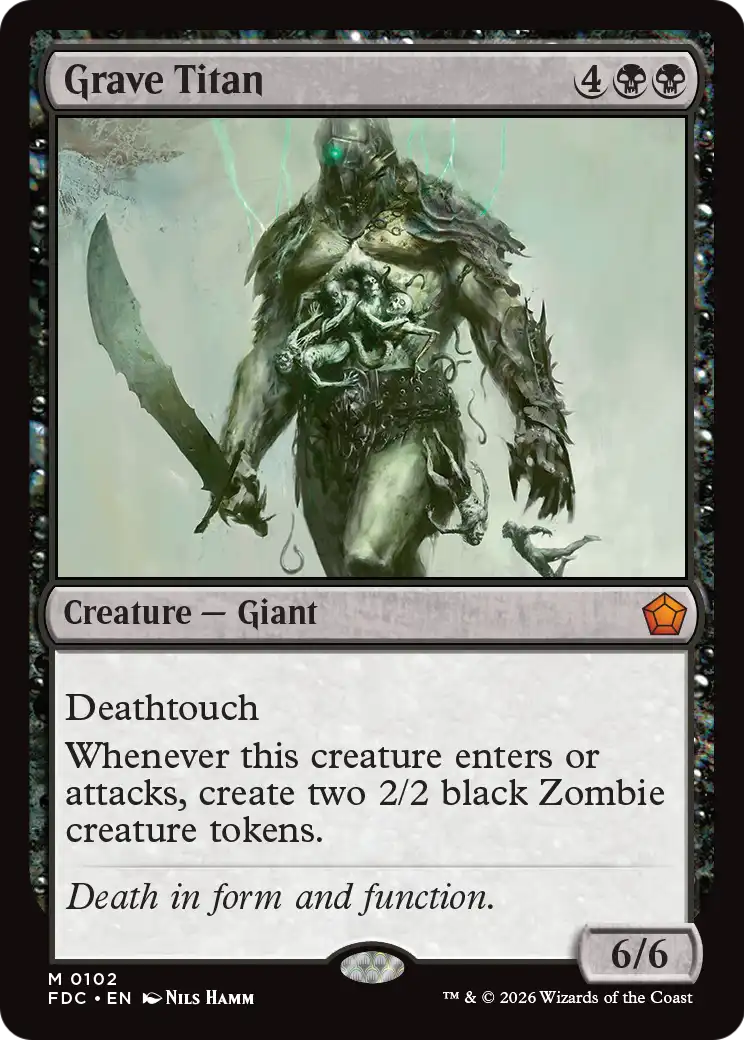 Grave Titan [Foundations Commander] | Exor Games Dartmouth