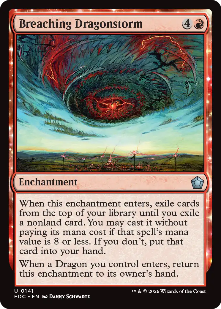 Breaching Dragonstorm [Foundations Commander] | Exor Games Dartmouth