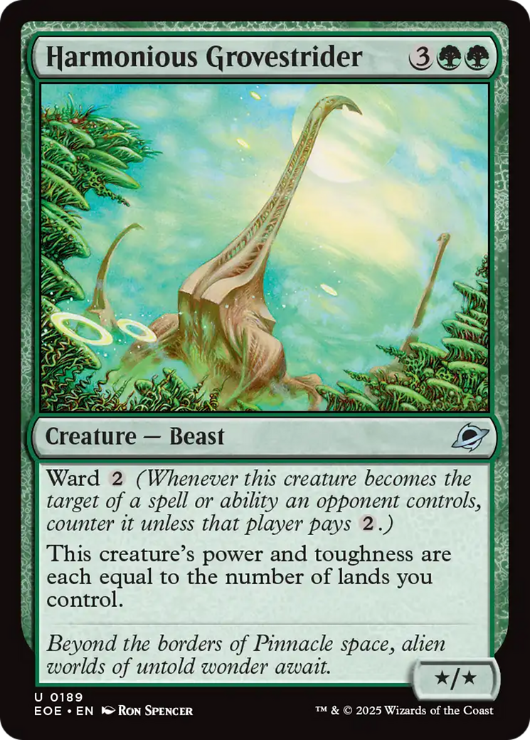 Harmonious Grovestrider [Edge of Eternities] | Exor Games Dartmouth