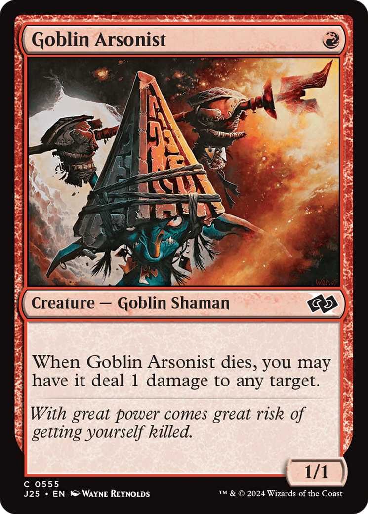 Goblin Arsonist [Foundations Jumpstart] | Exor Games Dartmouth