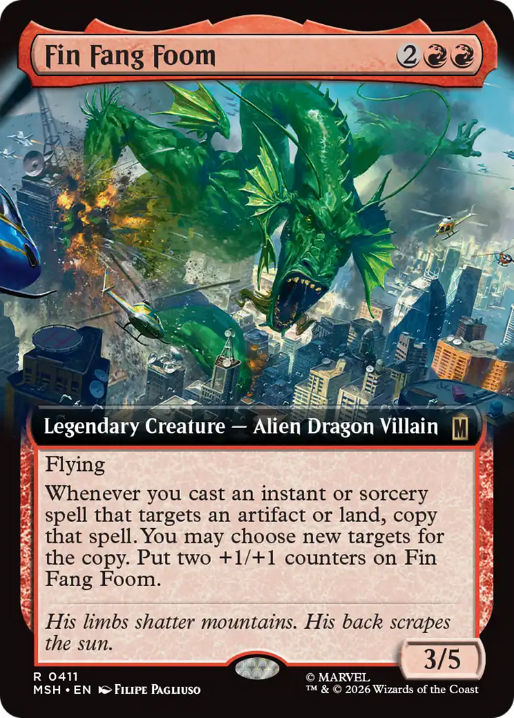Fin Fang Foom (Extended Art) [Marvel Super Heroes] | Exor Games Dartmouth