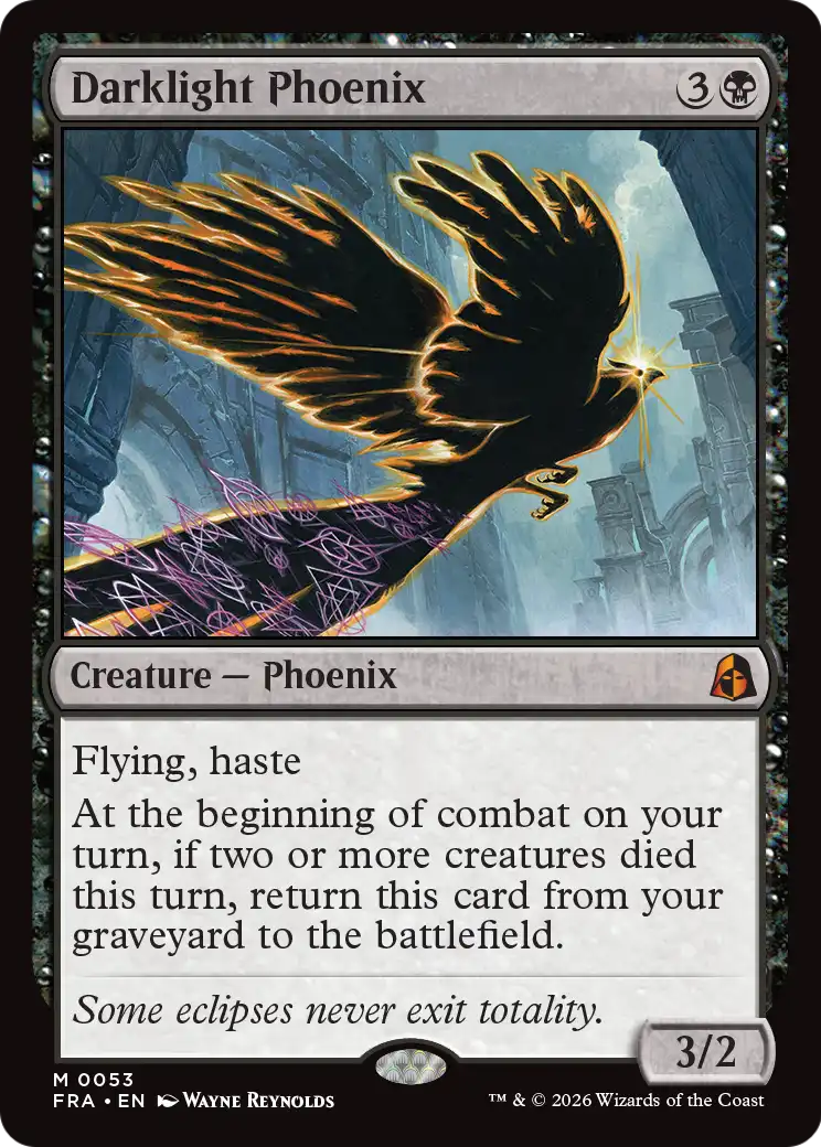 Darklight Phoenix [Reality Fracture] | Exor Games Dartmouth
