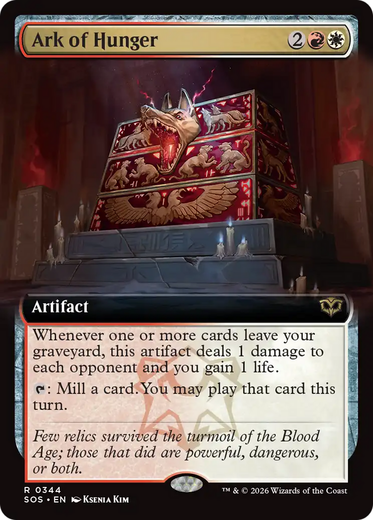 Ark of Hunger (Extended Art) [Secrets of Strixhaven] | Exor Games Dartmouth