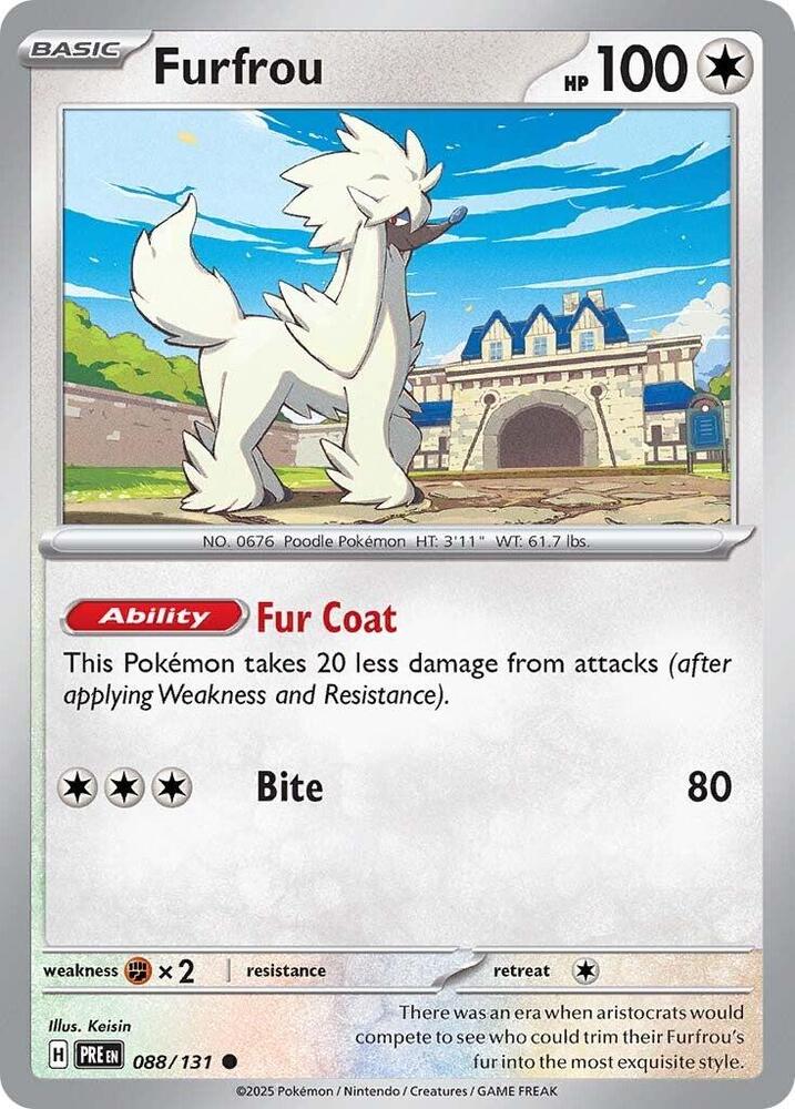 Furfrou (088/131) [Scarlet & Violet: Prismatic Evolutions] | Exor Games Dartmouth