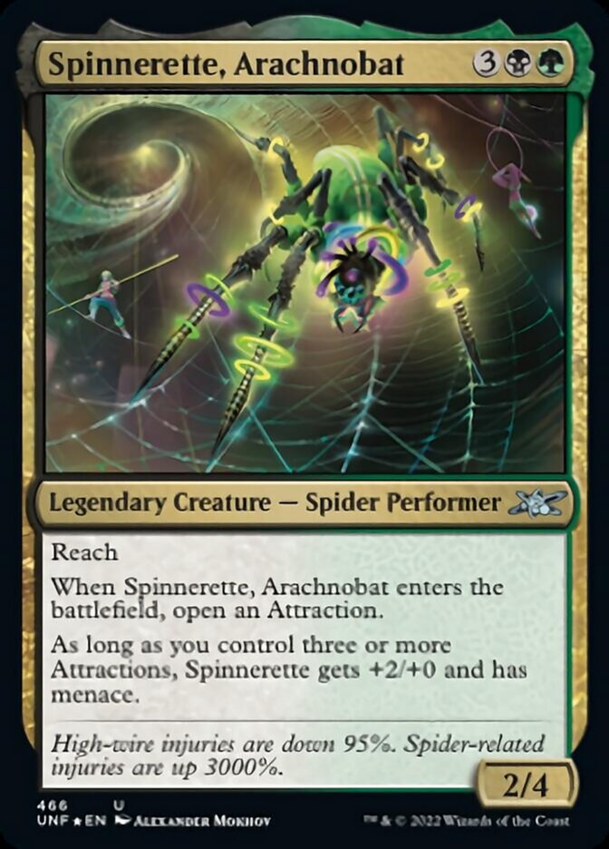 Spinnerette, Arachnobat (Galaxy Foil) [Unfinity] | Exor Games Dartmouth