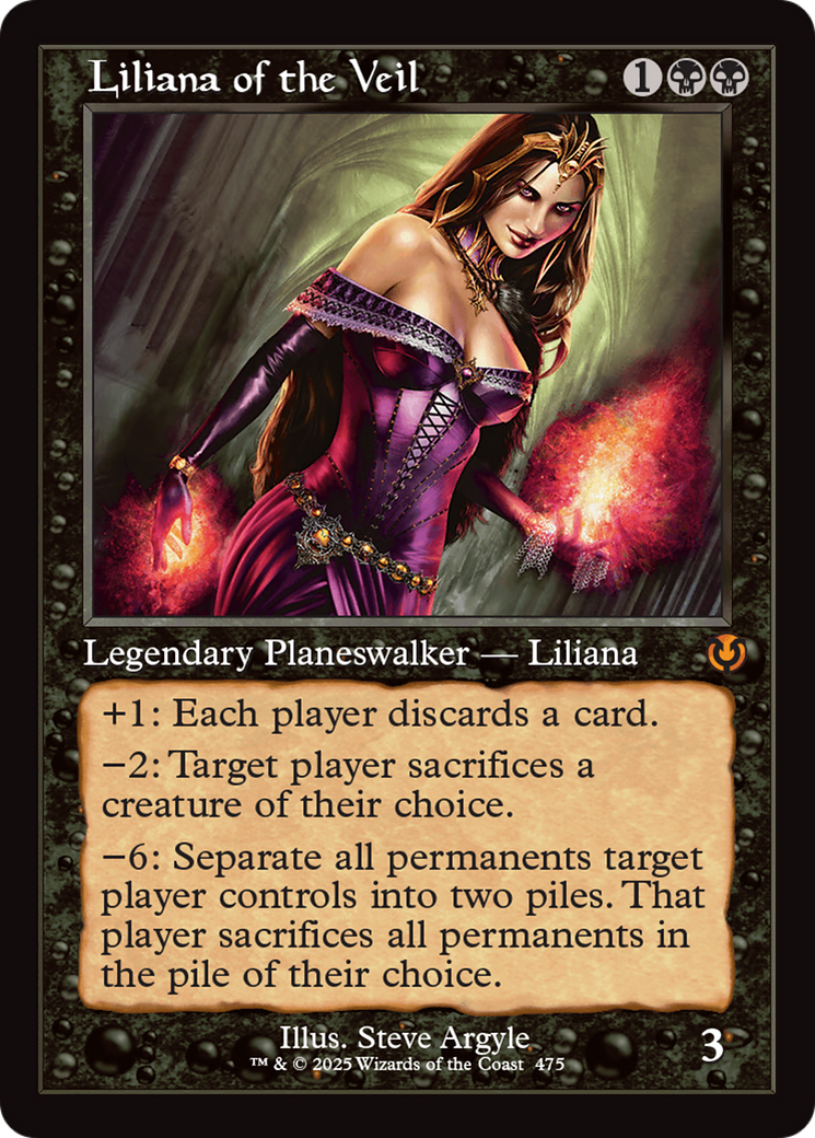 Liliana of the Veil (Retro Frame) [Innistrad Remastered] | Exor Games Dartmouth