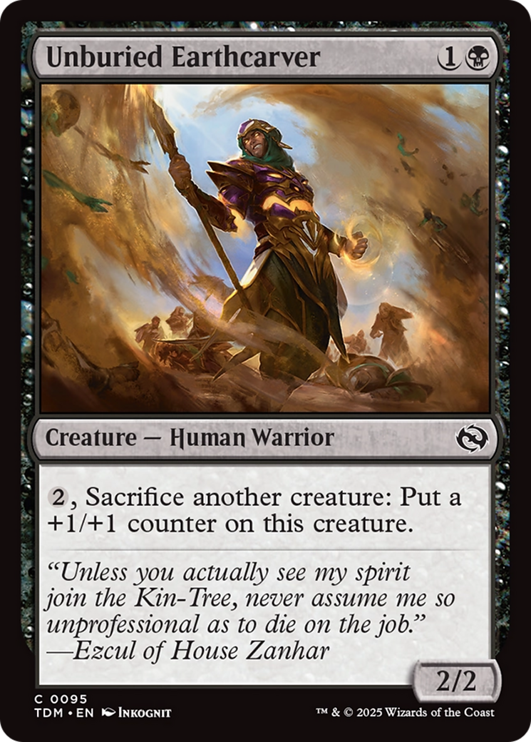 Unburied Earthcarver [Tarkir: Dragonstorm] | Exor Games Dartmouth