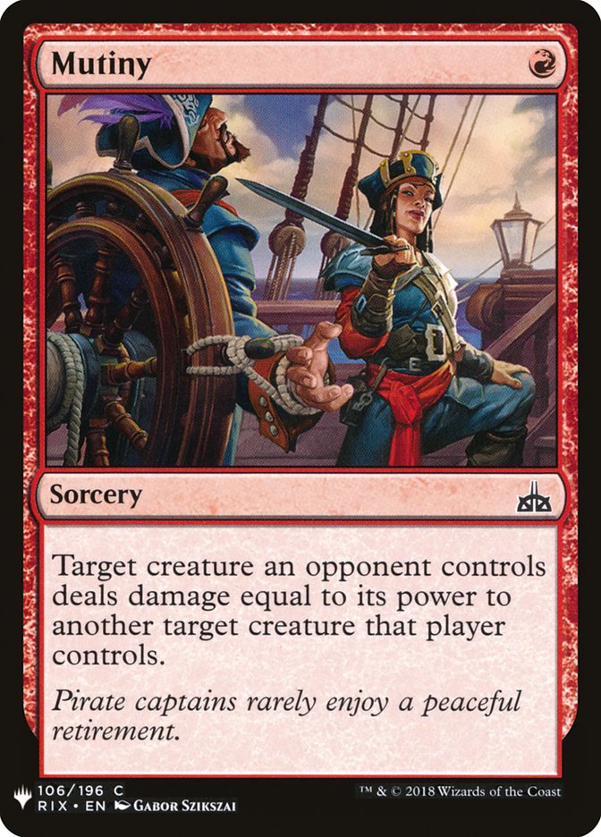 Mutiny [Mystery Booster] | Exor Games Dartmouth