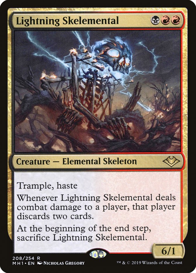 Lightning Skelemental [Modern Horizons] | Exor Games Dartmouth