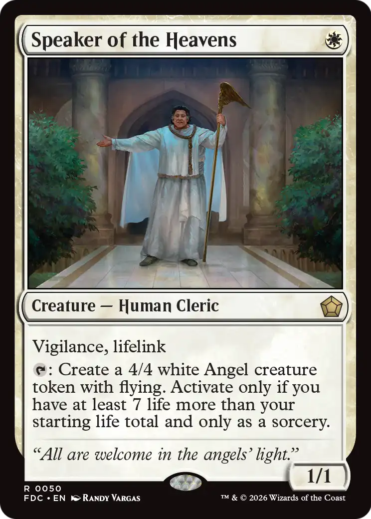 Speaker of the Heavens [Foundations Commander] | Exor Games Dartmouth