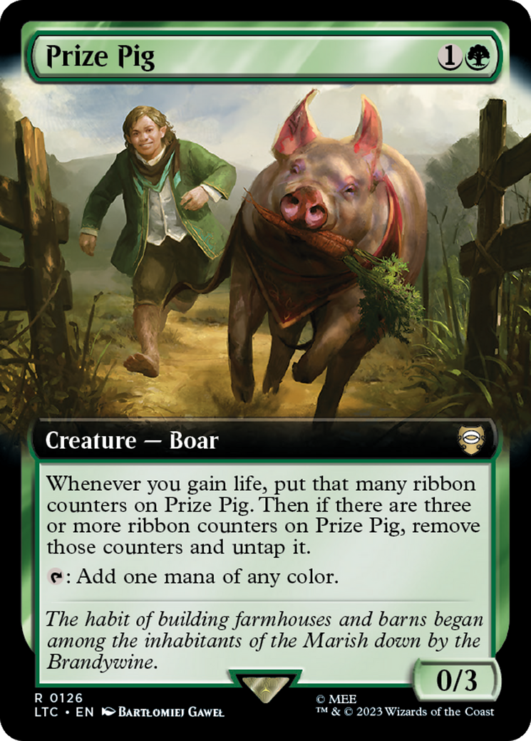 Prize Pig (Extended Art) [The Lord of the Rings: Tales of Middle-Earth Commander] | Exor Games Dartmouth