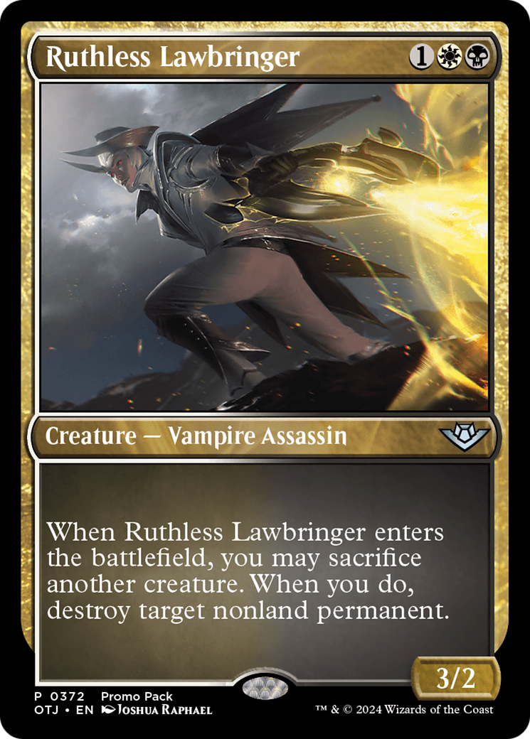 Ruthless Lawbringer (Promo Pack) [Outlaws of Thunder Junction Promos] | Exor Games Dartmouth