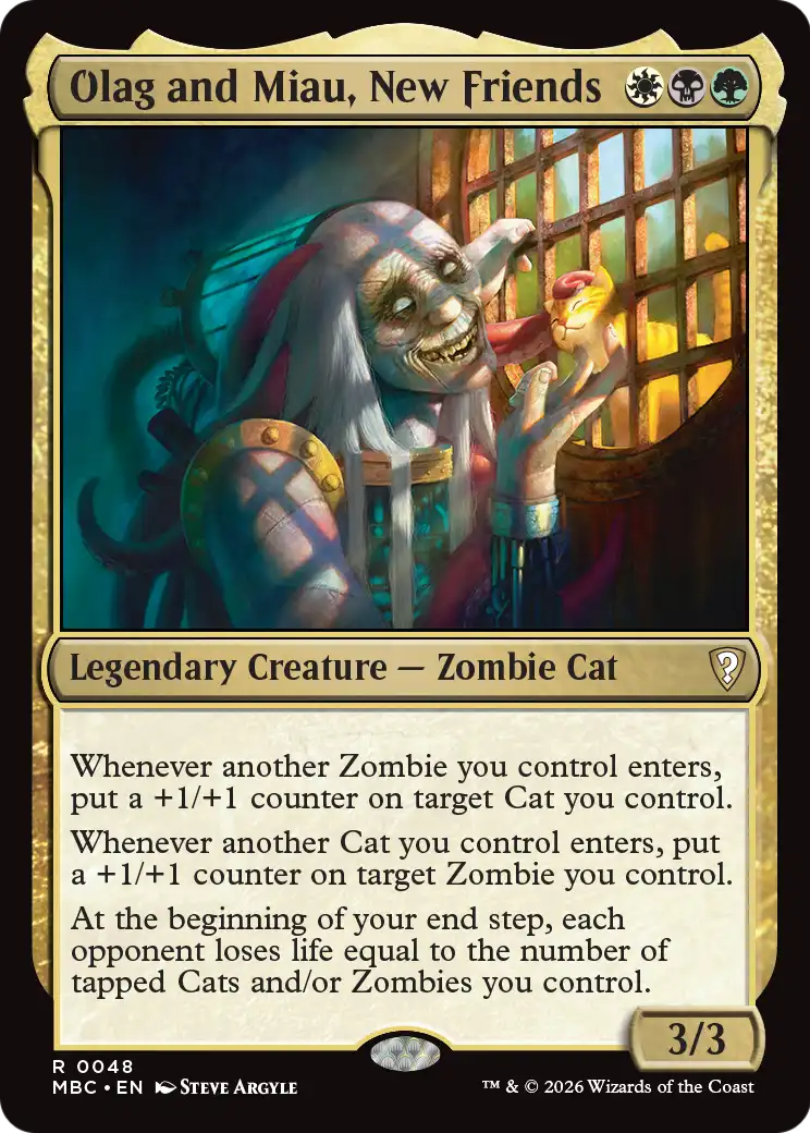 Olag and Miau, New Friends [Mystery Booster: Commander Edition] | Exor Games Dartmouth