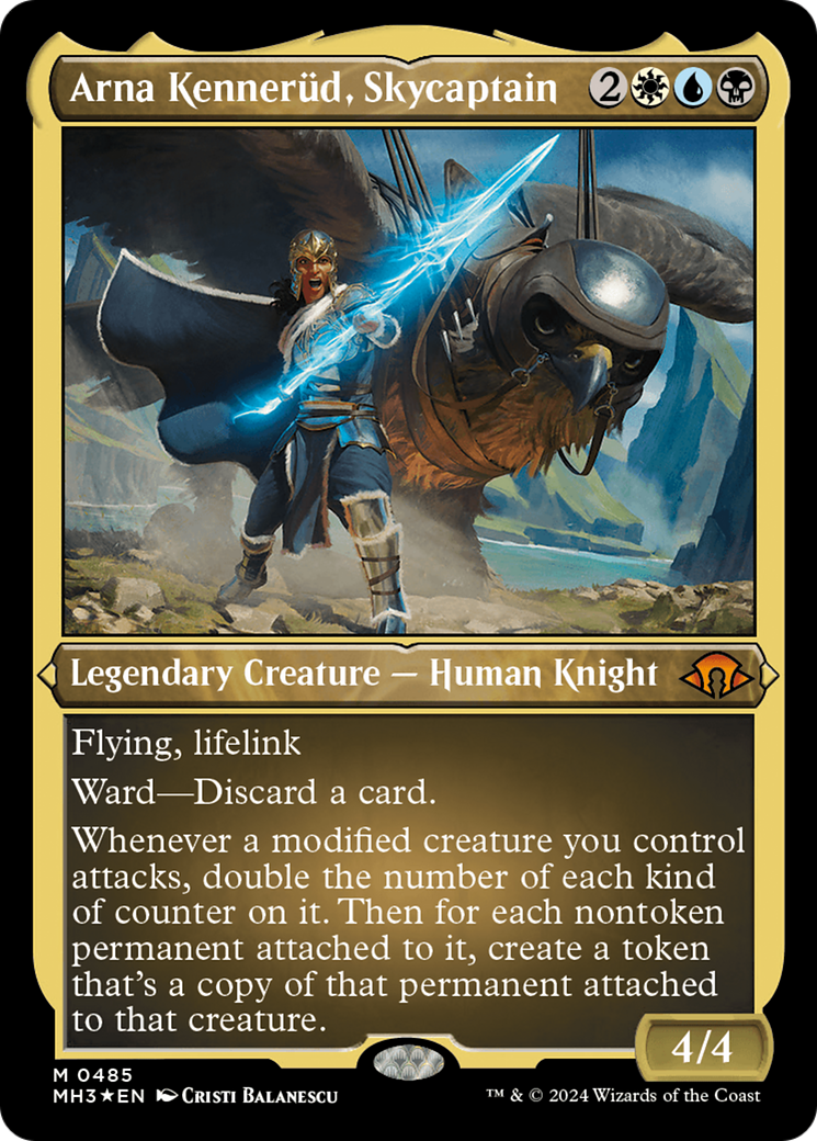 Arna Kennerud, Skycaptain (Foil Etched) [Modern Horizons 3] | Exor Games Dartmouth