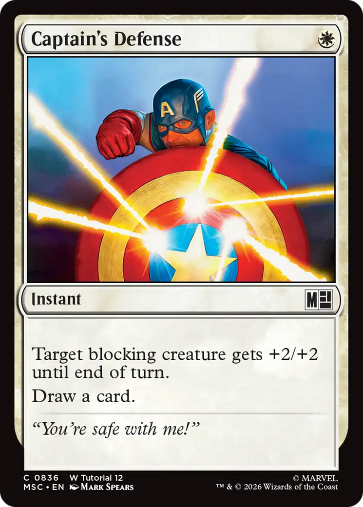Captain's Defense [Marvel Super Heroes Commander] | Exor Games Dartmouth