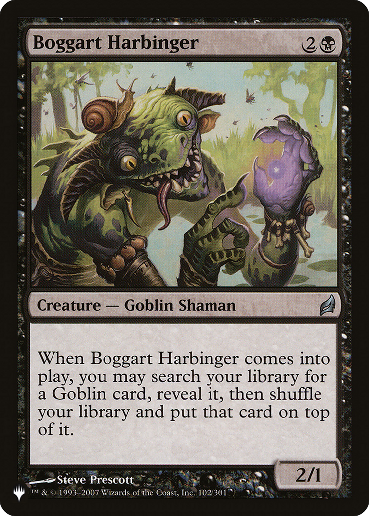 Boggart Harbinger [The List Reprints] | Exor Games Dartmouth