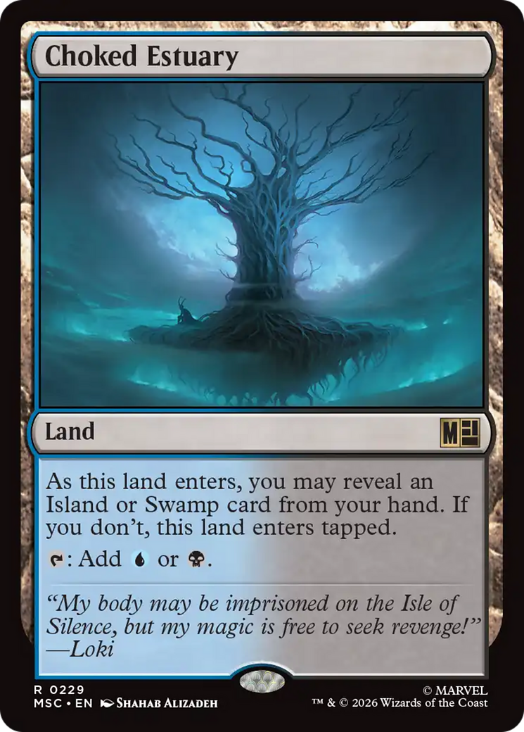 Choked Estuary (Surge Foil) [Marvel Super Heroes Commander] | Exor Games Dartmouth