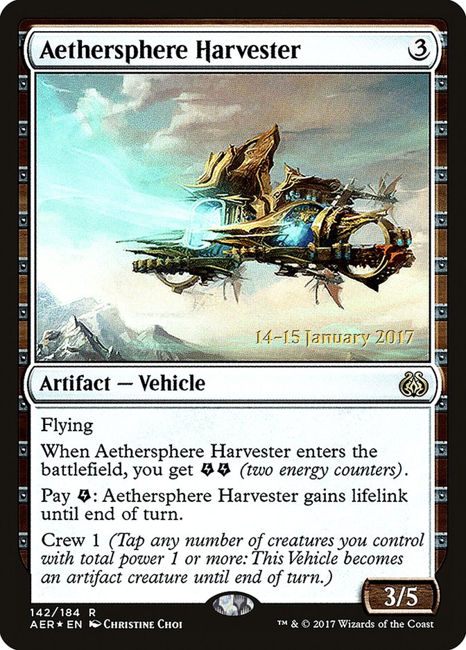 Aethersphere Harvester [Aether Revolt Prerelease Promos] | Exor Games Dartmouth