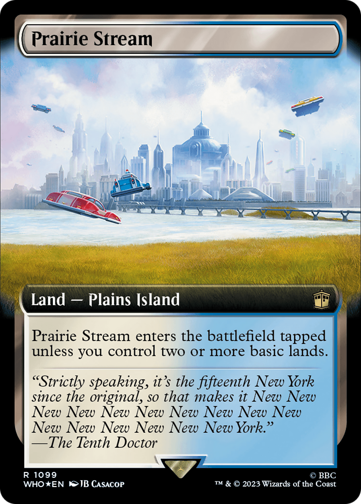 Prairie Stream (Extended Art) (Surge Foil) [Doctor Who] | Exor Games Dartmouth