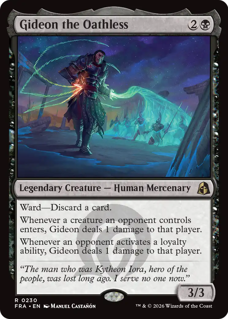 Gideon the Oathless [Reality Fracture] | Exor Games Dartmouth