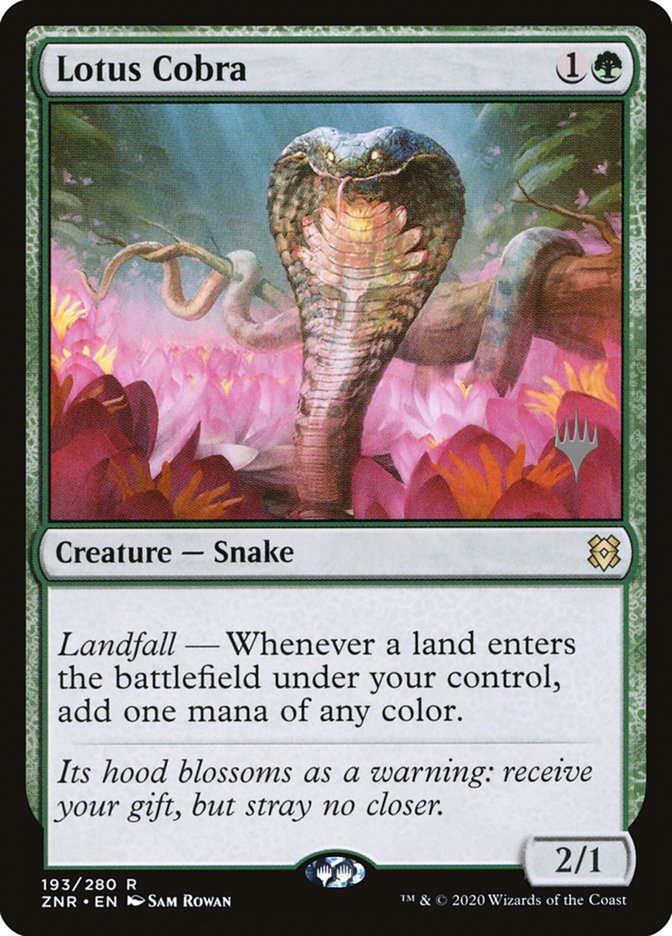 Lotus Cobra (Promo Pack) [Zendikar Rising Promos] | Exor Games Dartmouth