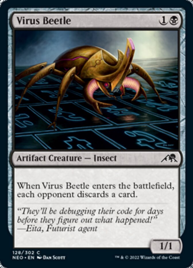 Virus Beetle [Kamigawa: Neon Dynasty] | Exor Games Dartmouth