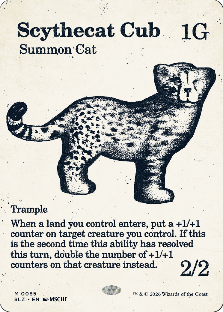 Scythecat Cub (0085) [Secret Lair x MSCHF: The Zeta Set] | Exor Games Dartmouth