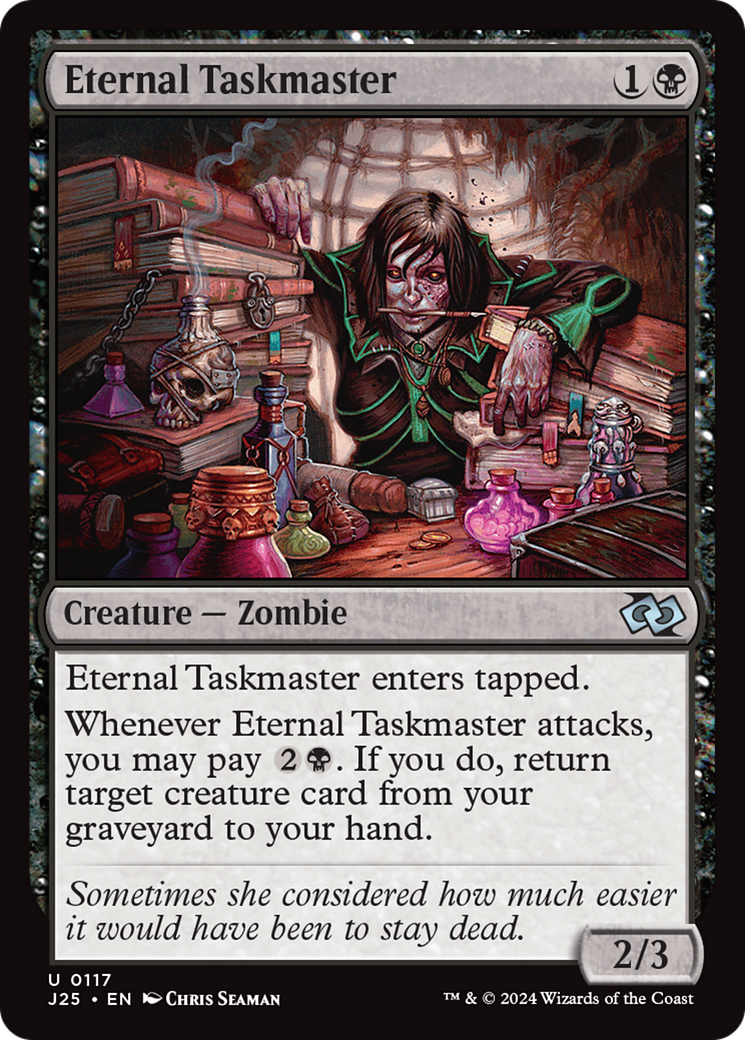 Eternal Taskmaster [Foundations Jumpstart] | Exor Games Dartmouth