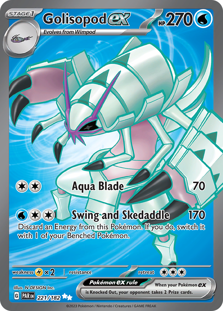 Golisopod ex (221/182) [Scarlet & Violet: Paradox Rift] | Exor Games Dartmouth