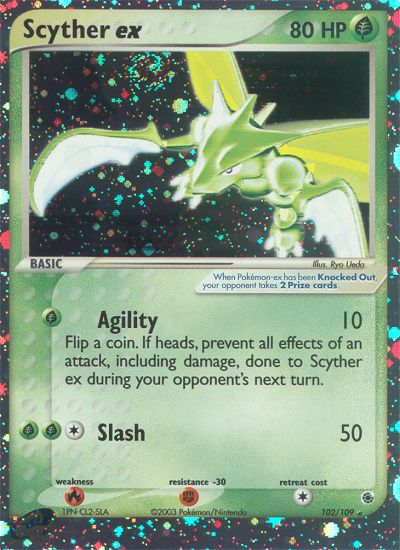 Scyther ex (102/109) [EX: Ruby & Sapphire] | Exor Games Dartmouth