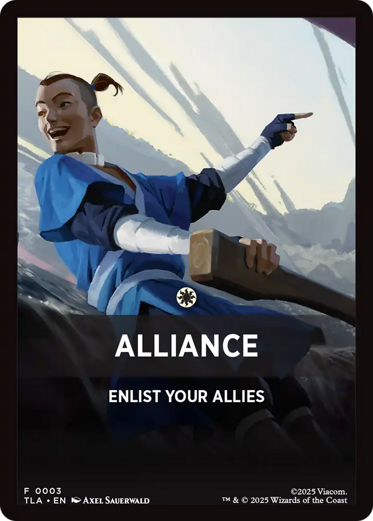 Alliance Theme Card [Avatar: The Last Airbender Tokens] | Exor Games Dartmouth