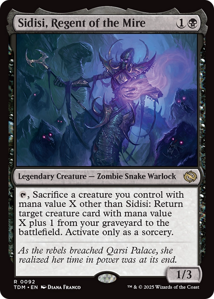Sidisi, Regent of the Mire [Tarkir: Dragonstorm] | Exor Games Dartmouth