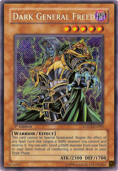 Dark General Freed [LODT-EN083] Secret Rare | Exor Games Dartmouth