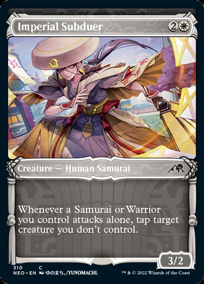 Imperial Subduer (Showcase Samurai) [Kamigawa: Neon Dynasty] | Exor Games Dartmouth
