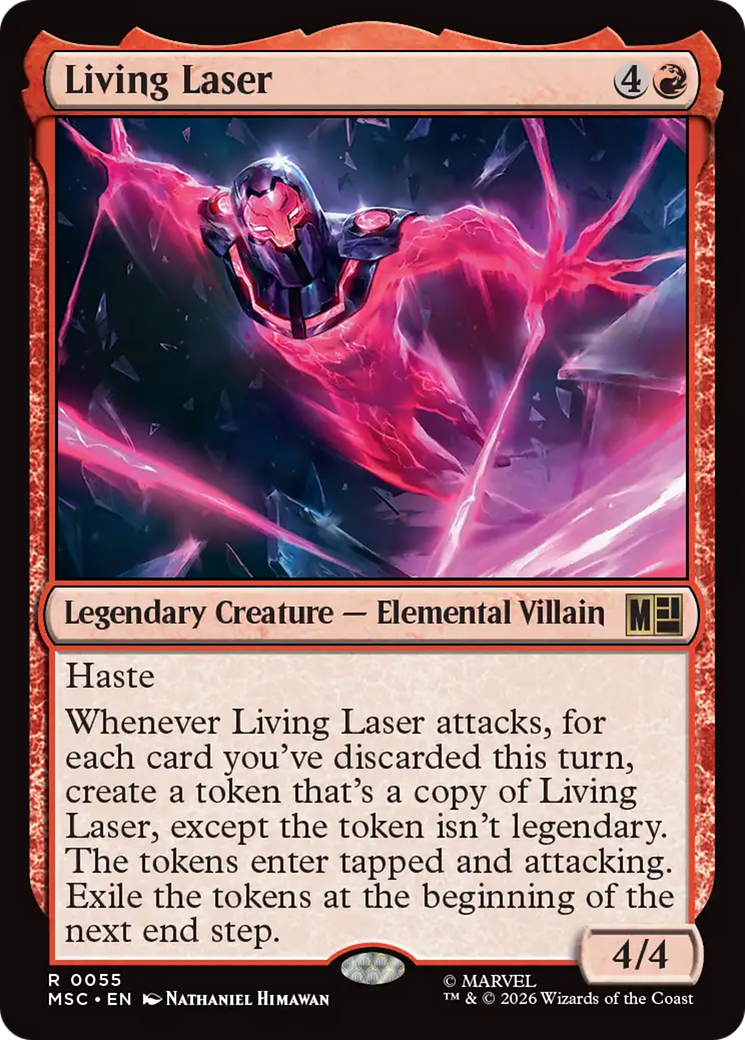 Living Laser (Surge Foil) [Marvel Super Heroes Commander] | Exor Games Dartmouth
