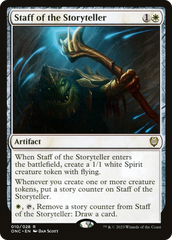 Staff of the Storyteller [Phyrexia: All Will Be One Commander] | Exor Games Dartmouth