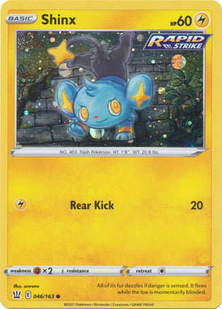 Shinx (046/163) (Cosmos Holo) [Sword & Shield: Battle Styles] | Exor Games Dartmouth