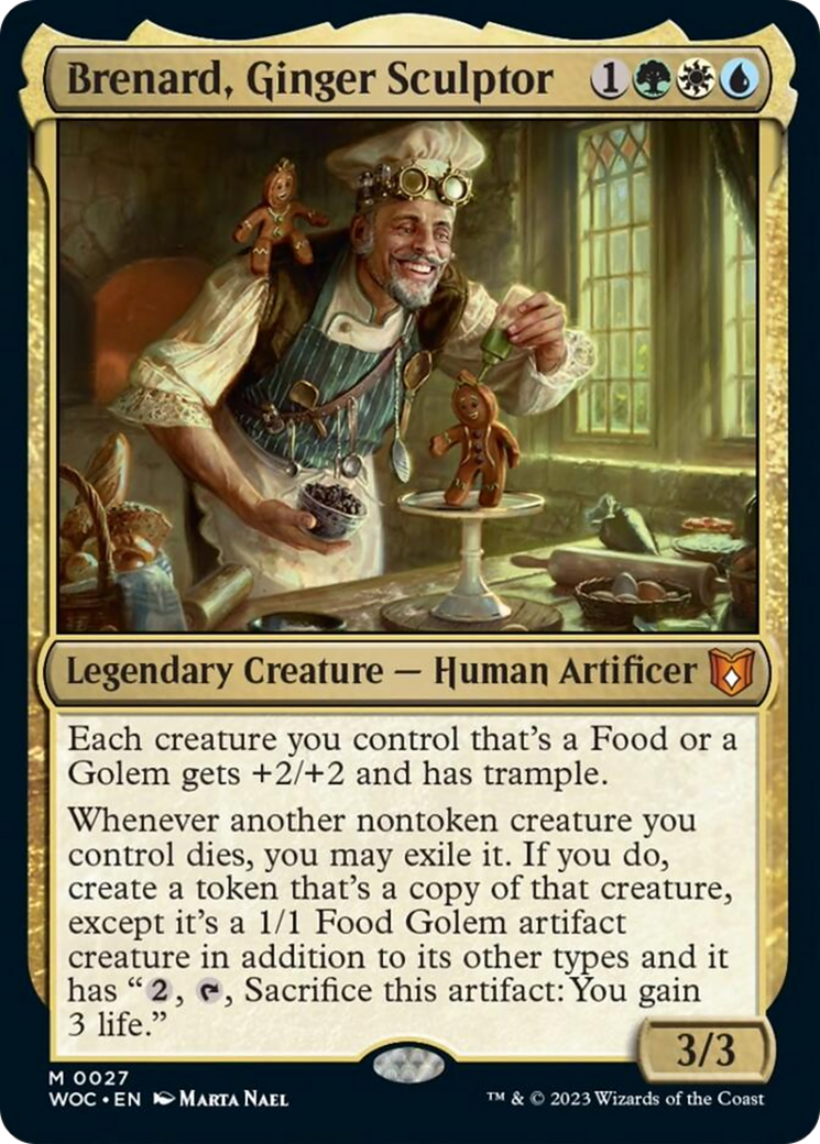 Brenard, Ginger Sculptor [Wilds of Eldraine Commander] | Exor Games Dartmouth