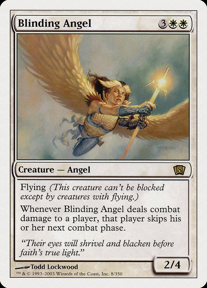 Blinding Angel (8th Edition) [Oversize Cards] | Exor Games Dartmouth