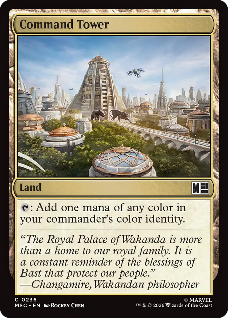 Command Tower (0236) (Surge Foil) [Marvel Super Heroes Commander] | Exor Games Dartmouth