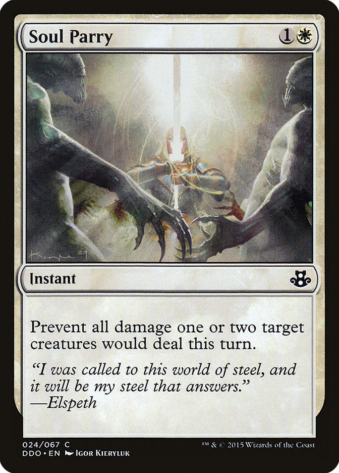 Soul Parry [Duel Decks: Elspeth vs. Kiora] | Exor Games Dartmouth