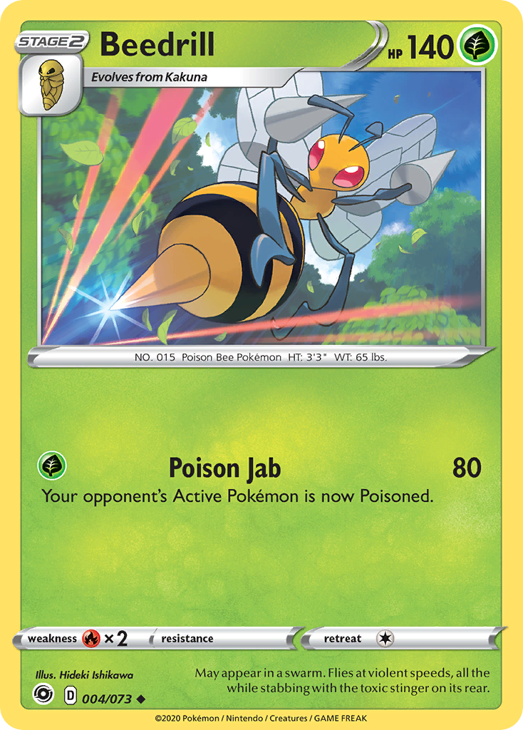 Beedrill (004/073) [Sword & Shield: Champion's Path] | Exor Games Dartmouth