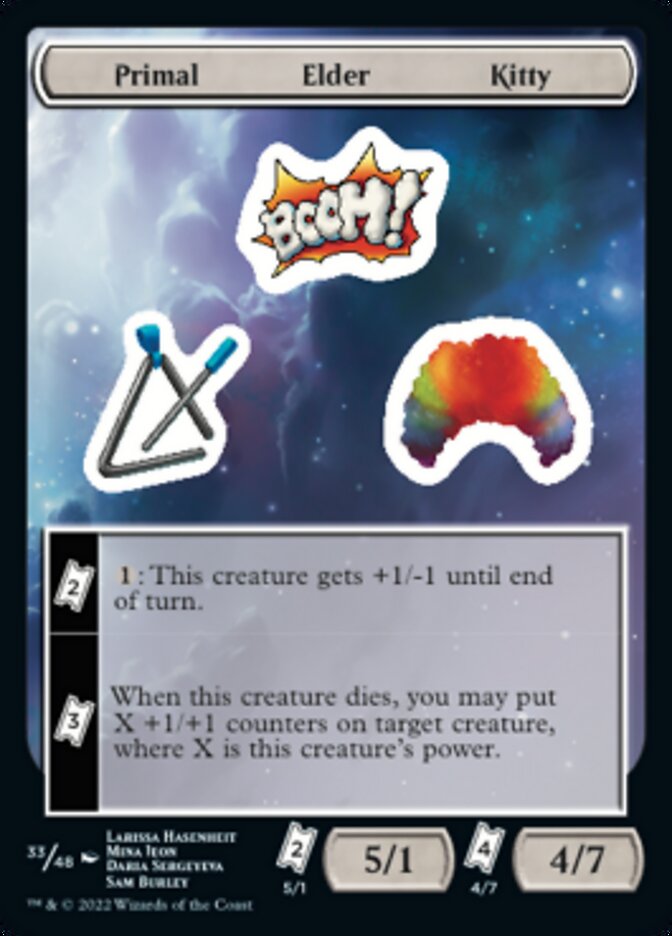 Primal Elder Kitty [Unfinity Stickers] | Exor Games Dartmouth