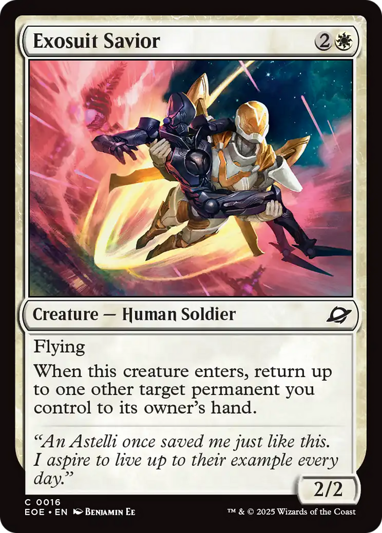 Exosuit Savior [Edge of Eternities] | Exor Games Dartmouth