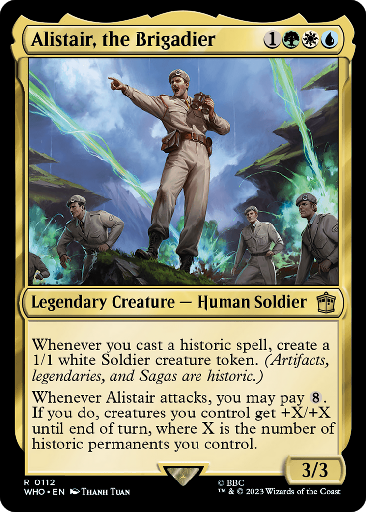 Alistair, the Brigadier [Doctor Who] | Exor Games Dartmouth