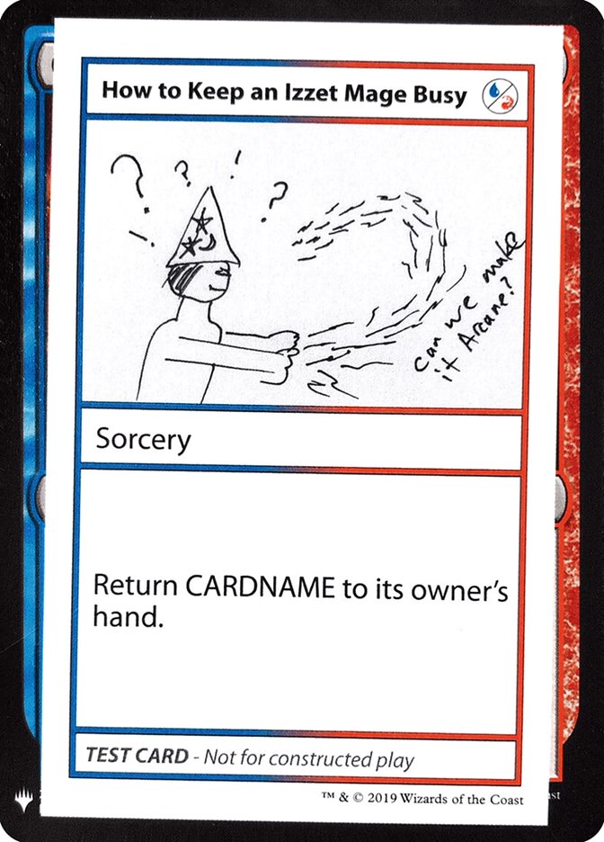How to Keep an Izzet Mage Busy [Mystery Booster Playtest Cards] | Exor Games Dartmouth
