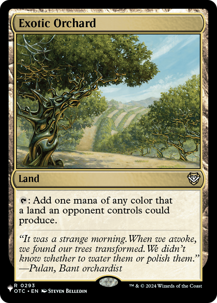 Exotic Orchard (OTC) [The List] | Exor Games Dartmouth