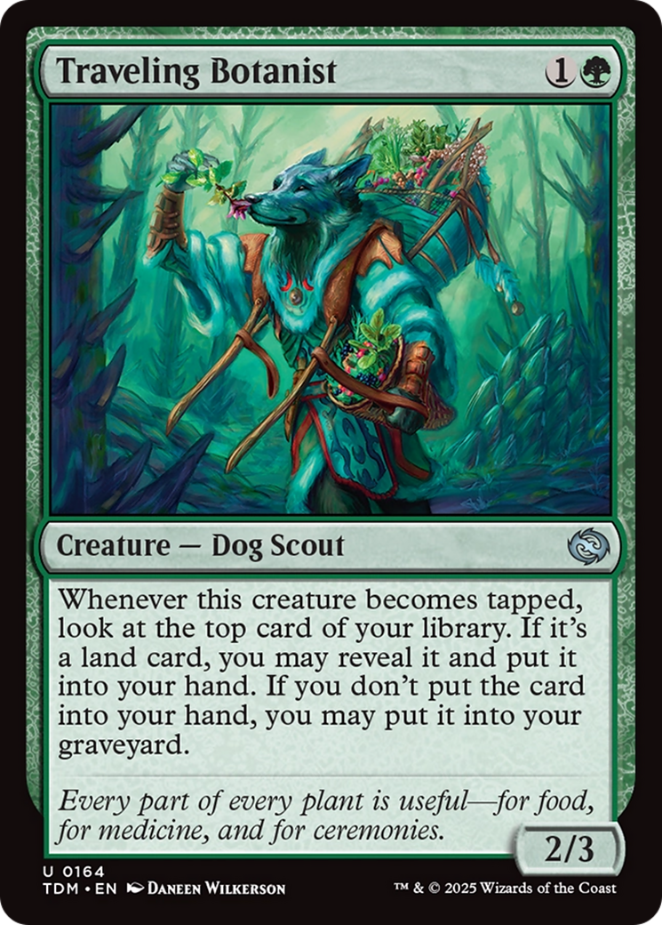 Traveling Botanist [Tarkir: Dragonstorm] | Exor Games Dartmouth