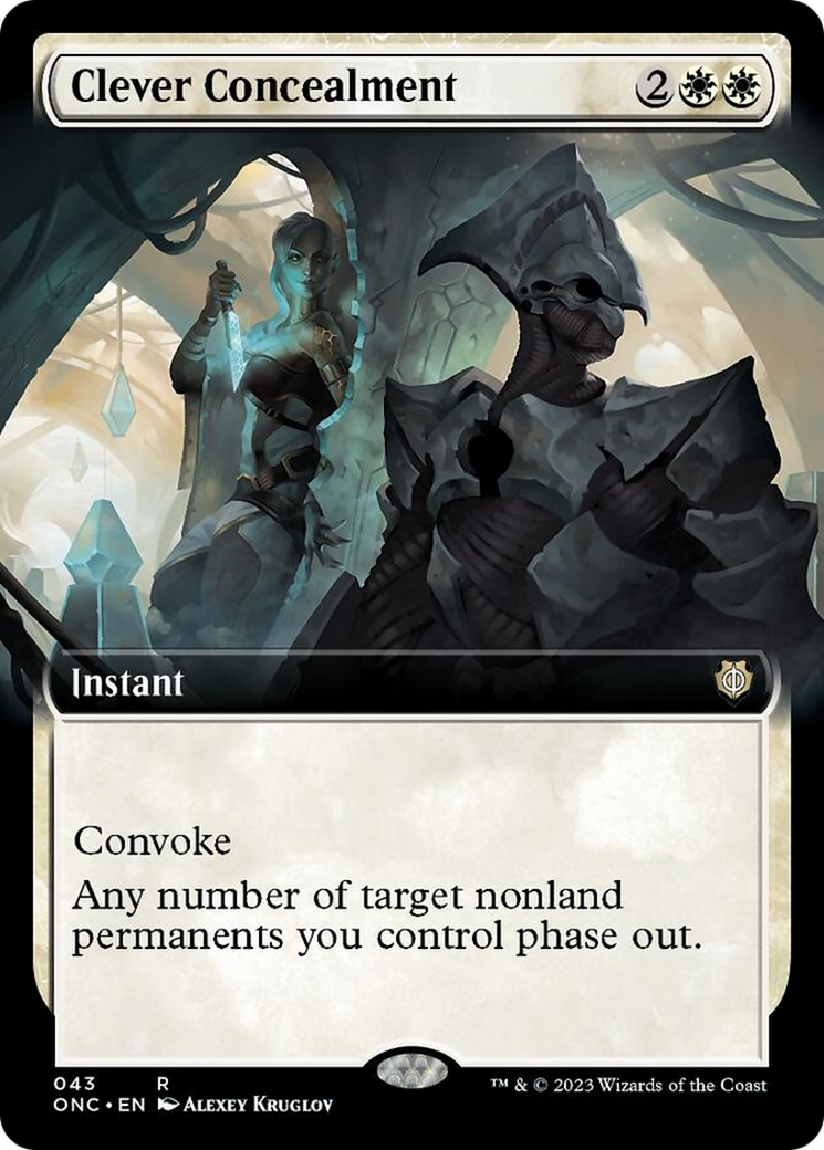 Clever Concealment (Extended Art) [Phyrexia: All Will Be One Commander] | Exor Games Dartmouth