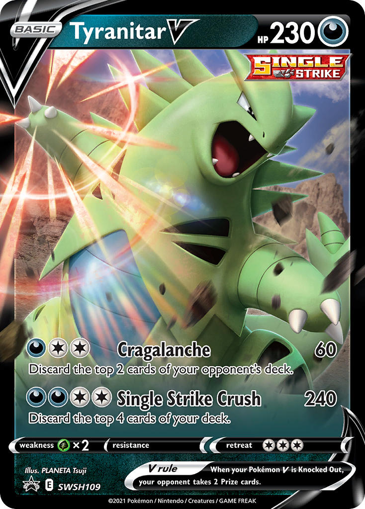 Tyranitar V (SWSH109) [Sword & Shield: Black Star Promos] | Exor Games Dartmouth